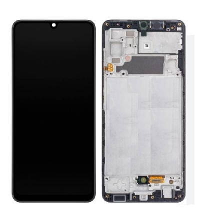 LCD SAMSUNG A325 - A32 4G 2021 BLACK (SERVICE PACK)