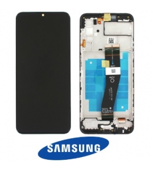 LCD SAMSUNG A035G - A03 2022 BLACK (SERVICE PACK)