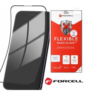 5903396163012 FORCELL FLEXIBLE NANO GLASS 5D FULL GLUE PER IPHONE 14 PRO MAX BLACK