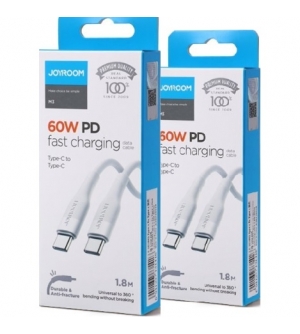 6941237131416 JOYROOM "Fast Charging Cable" CAVO DATI / RICARICA USB Type-c To USB Type-c 60w WHITE 1.8m