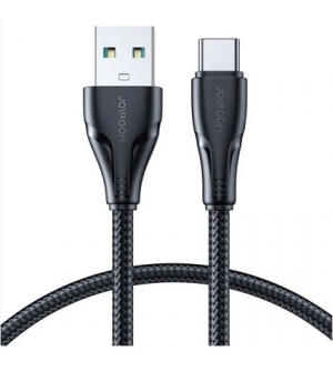 6956116701895 JOYROOM "Fast Charging Cable" CAVO DATI / RICARICA USB-A To USB Type-C 3A BLACK 1.2m