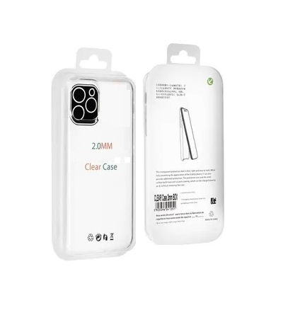CLEAR CASE 2mm BOX PER IPHONE 18 PRO MAX