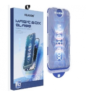 5903396314933 VETRO TEMPERATO 6D PER IPHONE 16 CON KIT DI ISTALLAZIONE - BLACK
