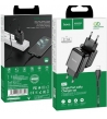 6931474728838 HOCO N2 ALIMENTATORE RETE BIANCO 1x USB 5V 2.1A CHARGER + CAVO LIGHTNING