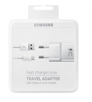 SAMSUNG FAST CHARGER EP-TA20EWECDWW Type-C white (15W)