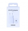 8806090973338 TRAVEL ADAPTER SAMSUNG SUPER FAST CHARGING 25W WHITE (EP-TA800NWEGEU)
