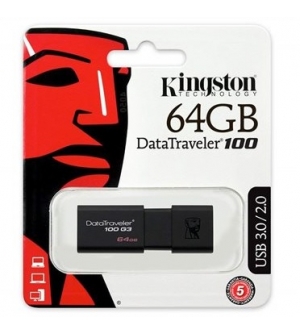 740617211726 PEN DRIVE USB KINGSTON 64 GB DT100G3/64GB
