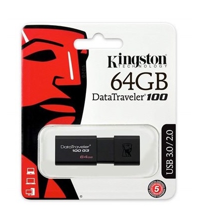 740617211726 PEN DRIVE USB KINGSTON 64 GB DT100G3/64GB
